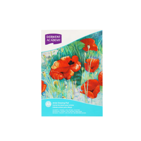 DERWENT ACADEMY DRAWING PAD A4 PORTRAIT 50SH