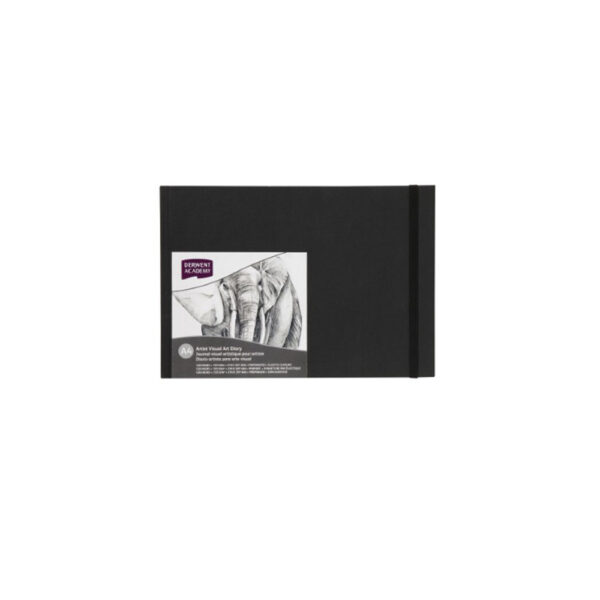 DERWENT ACADEMY H/C VISUAL ART DIARY A4 LANDSCAPE 128PG