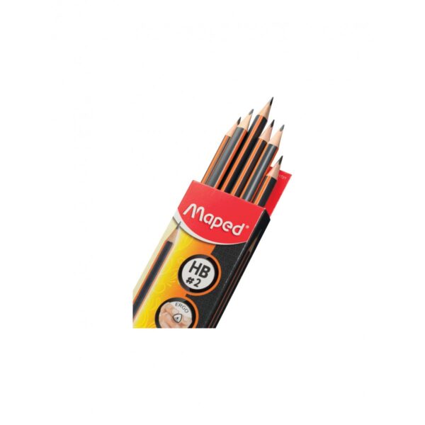 MAPED BLACK'PEPS GRAPHITE PENCIL HB X 6