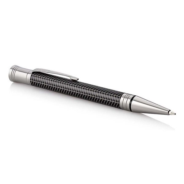 PARKER DUOFOLD BALLPEN – PRESTIGE BLACK CHEVRON