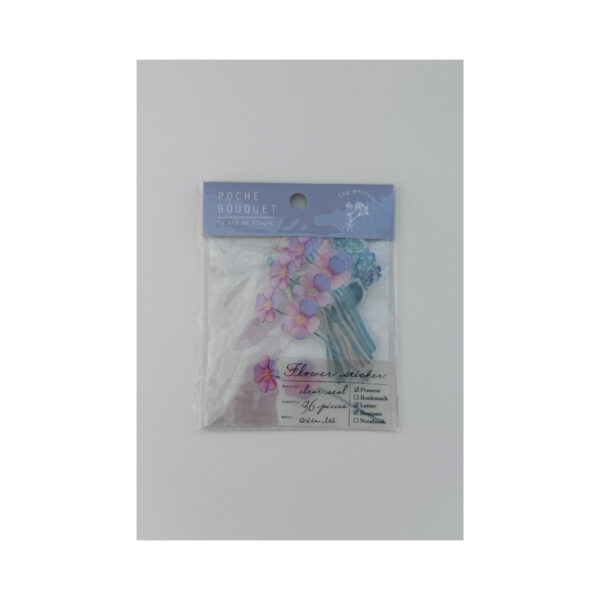 POCHE BOUQUET FLORAL FLAKE STICKERS
