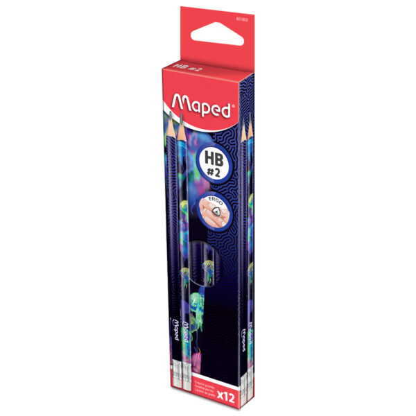 MAPED DEEPSEA PARADISE PENCIL X 12