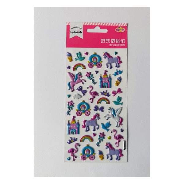 UNICORN WITH RAINBOW STICKER