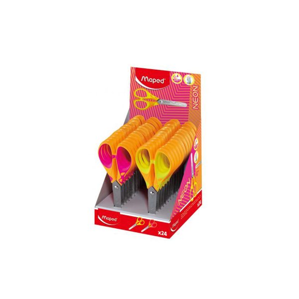 MAPED SCISSORS PULSE NEON COLOUR 13CM